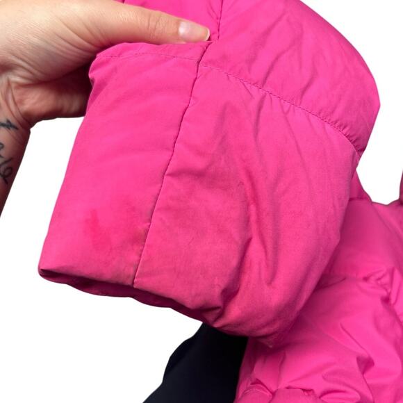 Lululemon Sonic Pink Wunder Puff Cropped Jacket Womens 2 AS IS FLAWED - Picture 11 of 14